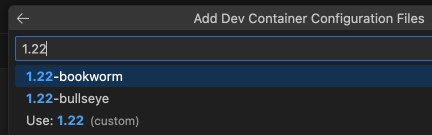 dev-containers-go-version