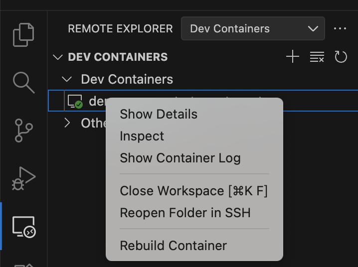 dev-containers-panel